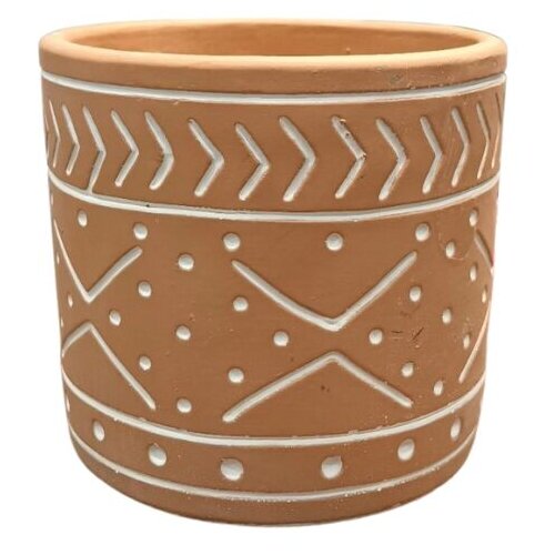 DEKOR DOM Saksija Azteco AK086-135, 14x14x13 cm, Pesak Slike