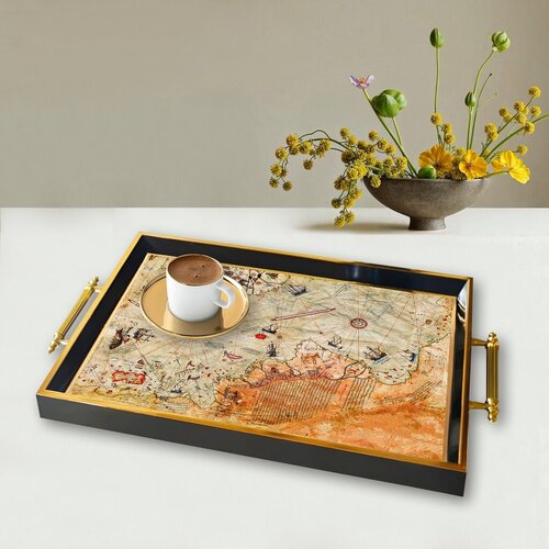 Aberto Design Poslužavnik TPA9903 50 x 29 x 3.5 cm, Šareni Cene