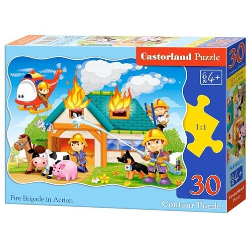 Puzzle Uganka Mali gasilci (30 elementov) Slike