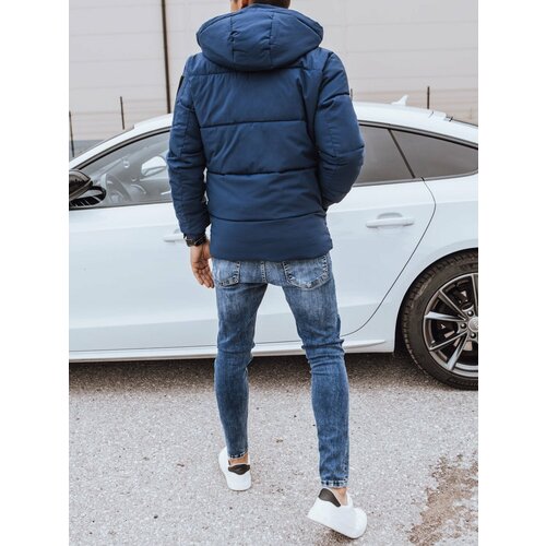 DStreet Men's Winter Quilted Jacket, dark blue, Slike