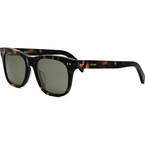 Celine THIN Havana Square Sunglasses ONE SIZE (54) Havana/Zelena Cene