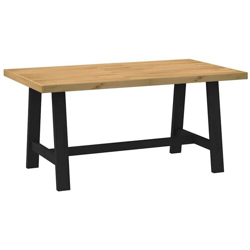 vidaXL Jedilna miza NOAIN 160x90x75 cm trdna borovina Cene