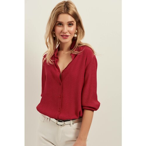 Olalook Shirt - Red - Regular fit Slike