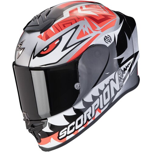 Scorpion Exo-r1 evo air zaccone replica silver-black-red Cene