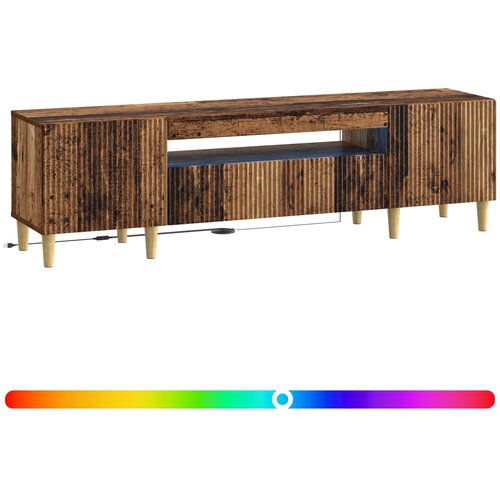  LED TV kabinet Staro drvo Konstruirano drvo Slike