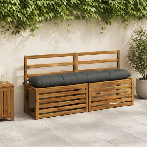  Jastučići za klupe VIANEN 2 kom. 100% poliester Antracit - Antracit 140 x 30 x 12 cm Cene