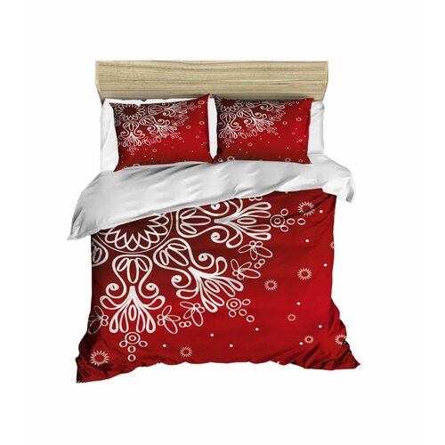  set posteljine 427, 160x220cm, crvena i bijela Cene