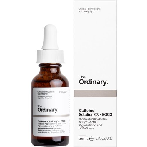 The Ordinary Caffeine Solution 5% + EGCG serum za područje oko očiju protiv oticanja i tamnih krugova 30 ml Slike