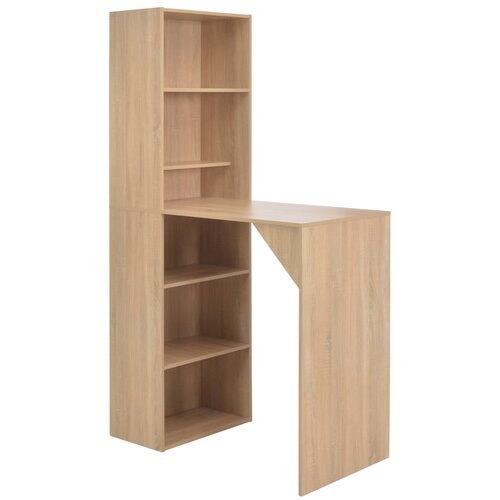 The Living Store Barska miza z omarico hrast 115x59x200 cm - Barska Miza, (21420660) Cene