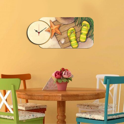 Wallity Zidni sat YMS-31, 68x32 cm, 2 dijela Cene
