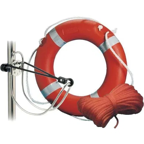 Osculati MED-approved Ring Lifebuoy + Rope + Bracket SET