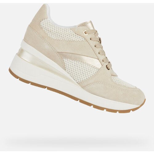 Geox Beige women&amp;#039;s sneakers Zosma - Women&amp;#039;s Slike