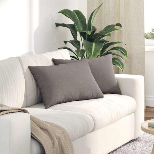  Jastučići za sofu 2 pcs Sivo-smeđa 60 x 40 cm tkanina Cijene