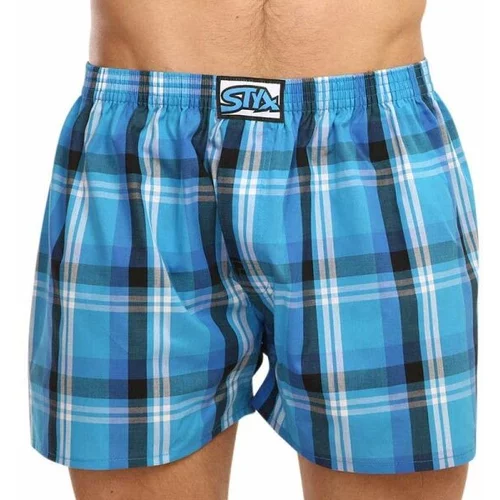 STYX MEN'S BOXERS SHORTS CLASSIC RUBBER Muške kratke hlače, plava, veličina