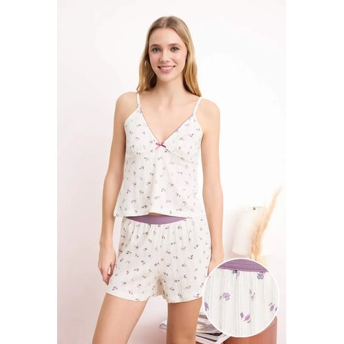 TRENDYOLMILLA ženski set pidžama Thmss26Pt00081, Ecru-Ecru Cene