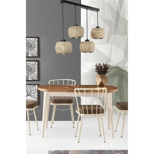 Opviq Tıger 4 Lü Sıralı rattan Sarkıt rattan chandelier Cene