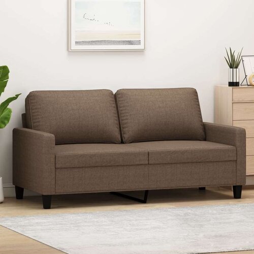  Dvosed rjav 140 cm blago, (20924128) Slike
