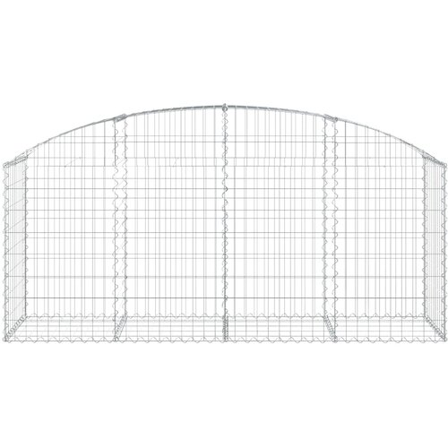  Gabionska ko&amp;scaron;ara s lukom 200x50x80/100 cm pocinčano željezo Slike