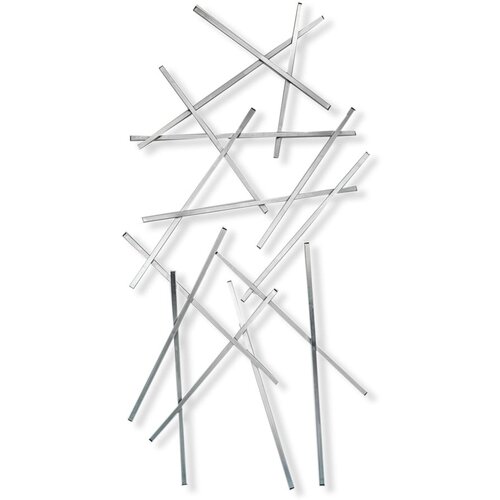 Spinder Design Metalna zidna vje&amp;scaron;alica u srebrnoj boji Matches &amp;ndash; Slike