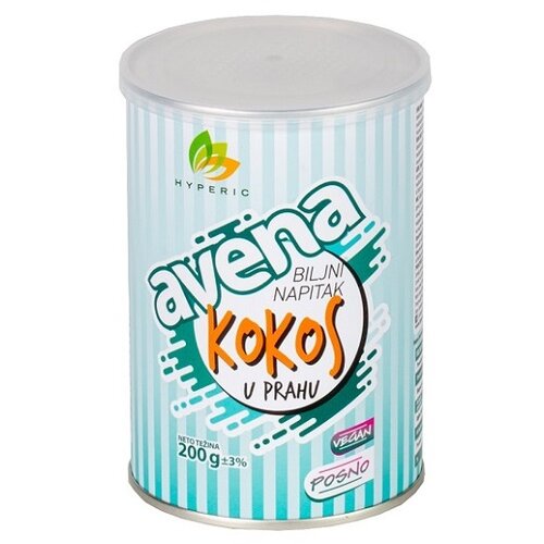 Hyperic kokosov napitak u prahu avena 200g Slike