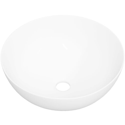 Maison Chic Umivalnik - Kopalna umivalnik - Lavabo bel 36x15 cm keramični okrogel, (21684737) Cene