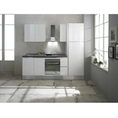 Marinelli Cucine Kuhinjski komplet Giulia (&amp;Scaron;irina: 245 cm, Desni graničnik, Bijele boje) Slike