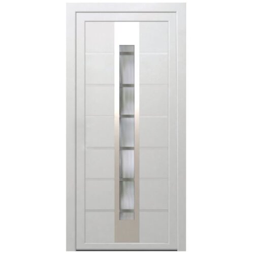 Solid elements Ulazna vrata KT48 London (1.000 x 2.100 mm, Smjer otvaranja: Lijevo, Bijela) Slike