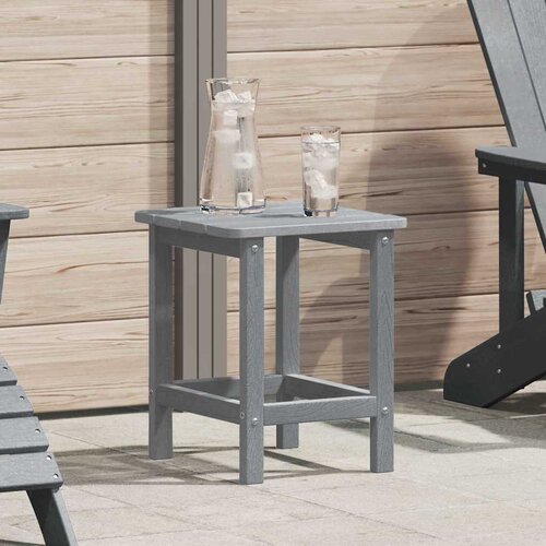 Bocni stol Svijetlo siva 38 x 38 x 46 cm Polietilen Slike