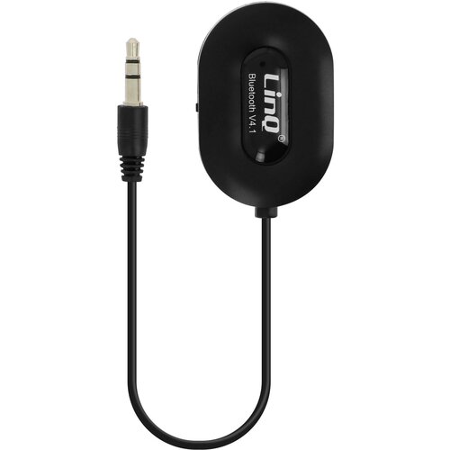 LINQ Bluetooth 4.1 avdio sprejemnik s 3,5 mm mo&amp;scaron;kim adapterjem, - crn, (20618001) Slike