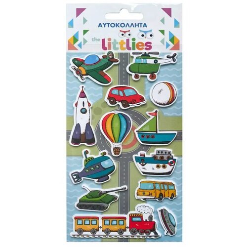 Luna The Littlies: Vozilni 3D puhasti nalepki set 10x22cm praznik Cene