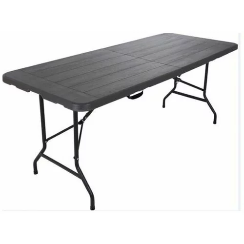 Sklopivi miza zložljiva 32-347000 180x76x74 črna