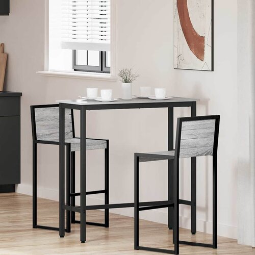  Stol Siva Sonoma 100 x 40 x 100,5 cm Inženjerska drva i čelik Cijene