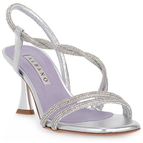 Albano Sandali &amp;amp; Odprti čevlji METALLIZZATO ARGENTO Siva Slike
