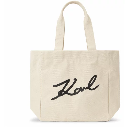 Karl Lagerfeld Shopper torba bež / crna