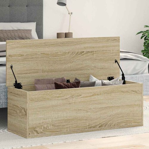  Kutija za pohranu boja hrasta 102x35x35 cm konstruirano drvo Cijene