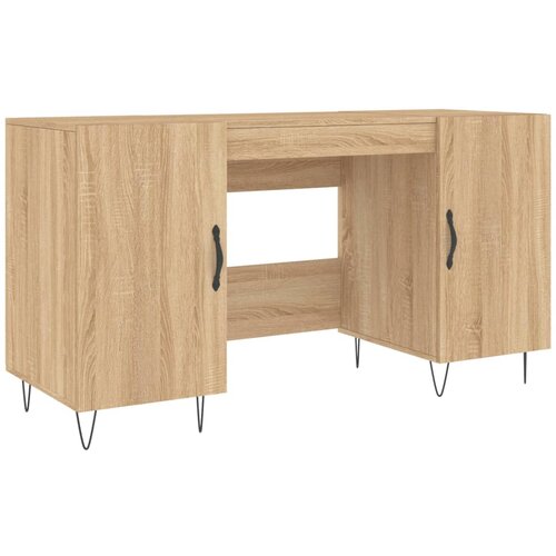 Maison Chic Pisalna miza - pisarniška miza - Računalniška miza sonoma hrast 140x50x75 cm inženirski les, (21785628) Cene