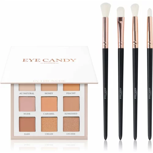 Eye Candy Enhancing Brush & Palette Set paleta senčil za oči
