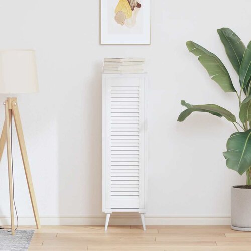 vidaXL Dizajn vrata ormarića s rešetkama bijela 99x29,5 cm Cijene