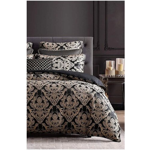 Mila Home Rjava posteljnina za zakonsko posteljo/podaljšana iz renforce bombaža z rjuho/4-delna 200x220 cm Damask – Cene