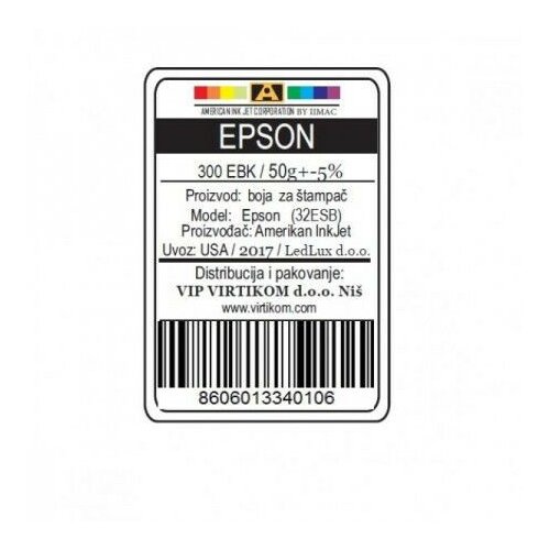 American Inkjet epson sublimaciona crna 300EBK/1400/1430 wf/xp (32ESB/Z) Slike