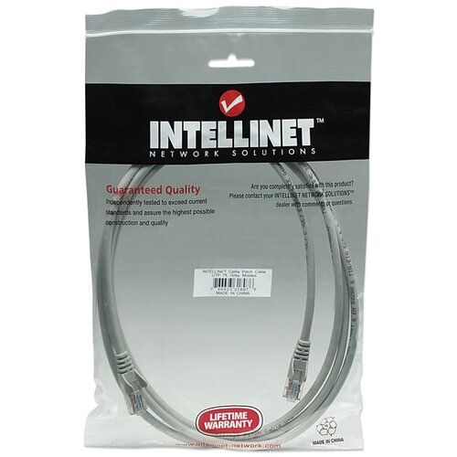  LAN UTP kabl intellinet 340380 Cat6 CCA//Sivi/1,5m Cene