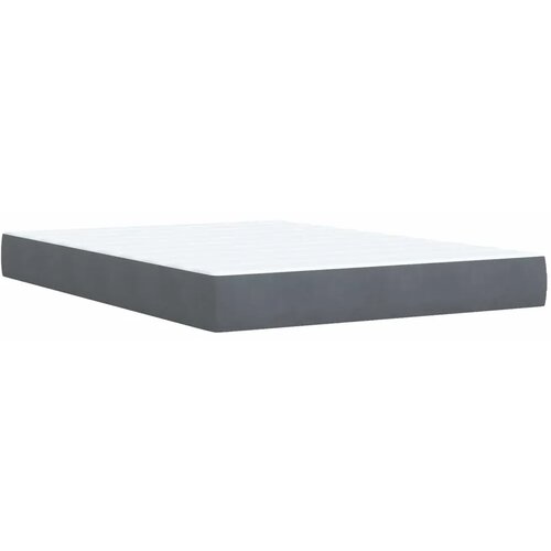  Boxspring krevet s madracem Tamnosiva 160 x 200 cm Bar&amp;scaron;un - Tamnosiva 160 x 200 cm Dizajn s rombovima Slike