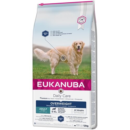 Eukanuba 10% popusta! 12 kg / 15 kg suha hrana za pse - Overweight Adult Dog (12 kg) Slike