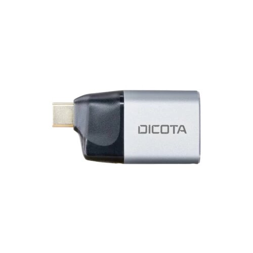 Dicota D32047 USB-C® / HDMI adapter [1x muški konektor USB-C® - 1x ženski konektor HDMI] srebrna 4K UHD, s utičnicom za Cijene