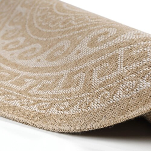 Ayyildiz Carpets Bež okrogla zunanja preproga &amp;oslash; 80 cm Comilla &amp;ndash; Slike