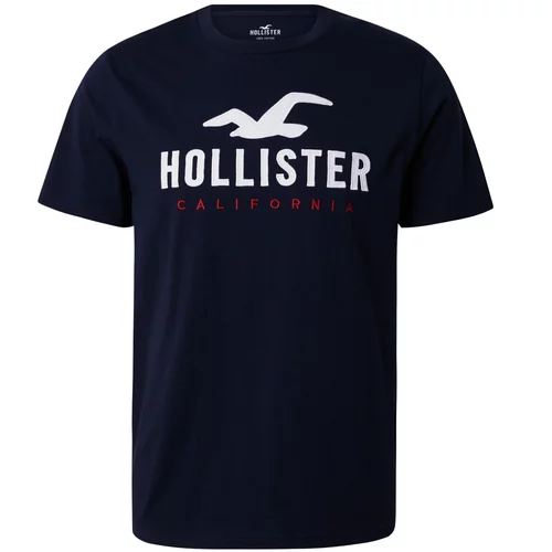 Hollister Majica mornarska / rdeča / bela