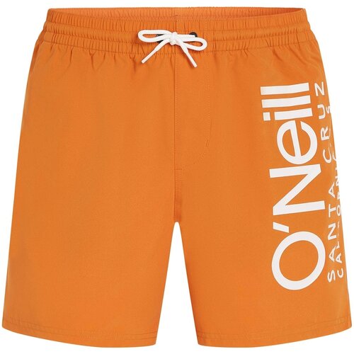 O'neill Kratke kopalne hlače 'Original Cali 16' temno oranžna / bela Cene