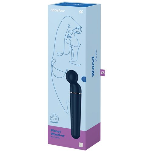 Satisfyer Masažni vibrator Planet Wand-er, moder, (21133491) Cene