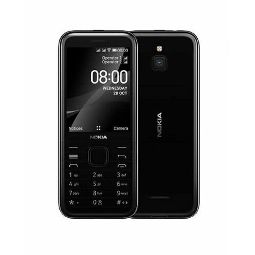 Nokia 8000 4G WiFi DS Black mobilni telefon Slike