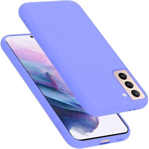 Cadorabo Ohi&amp;scaron;je, združljiv s Samsungom v tekoči lahki vijolični barvi - za&amp;scaron;čitni pokrov iz fleksibilnega silikona TPU, (20592152) Slike